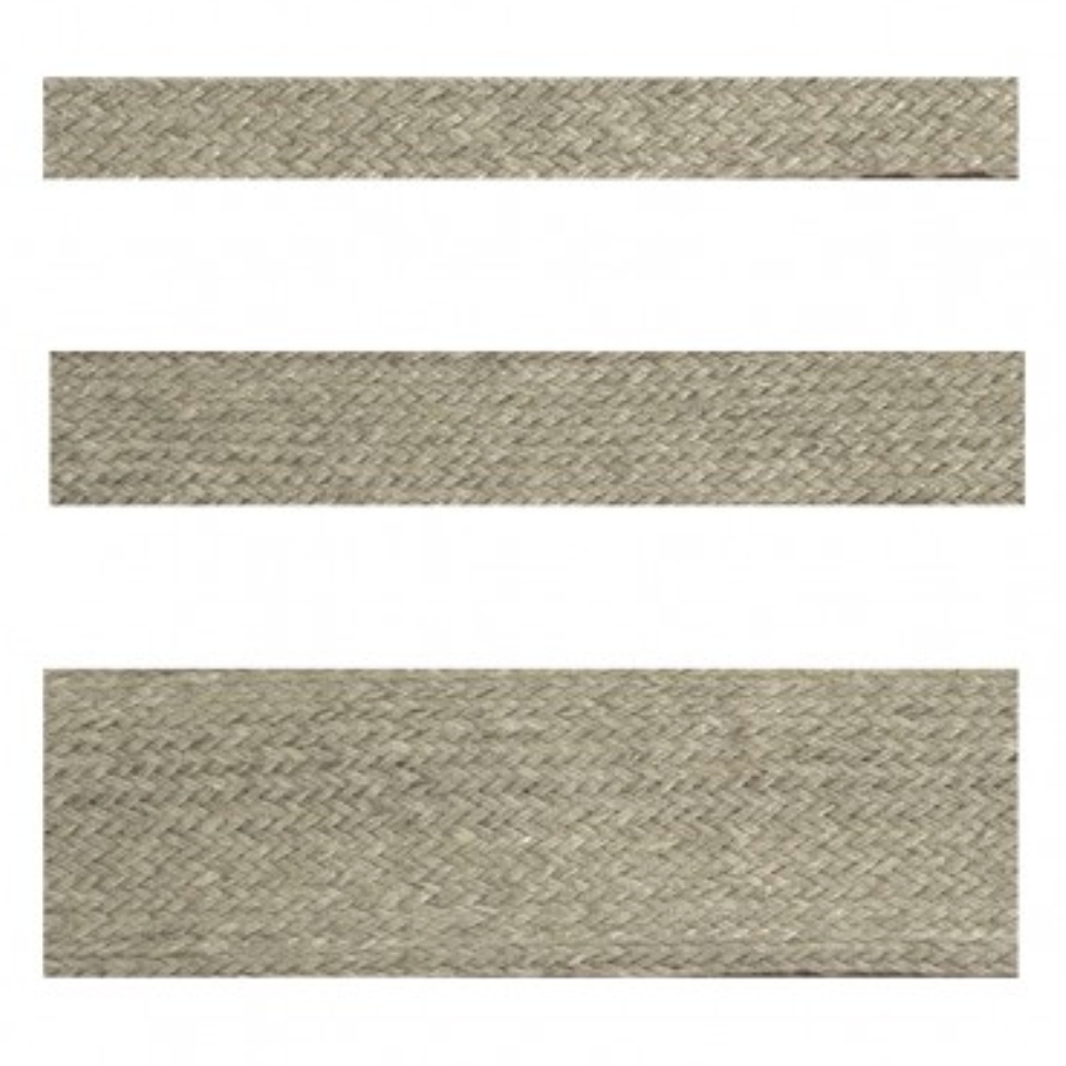 Linen Flat Braid Ribbon 15mm wide : per metre