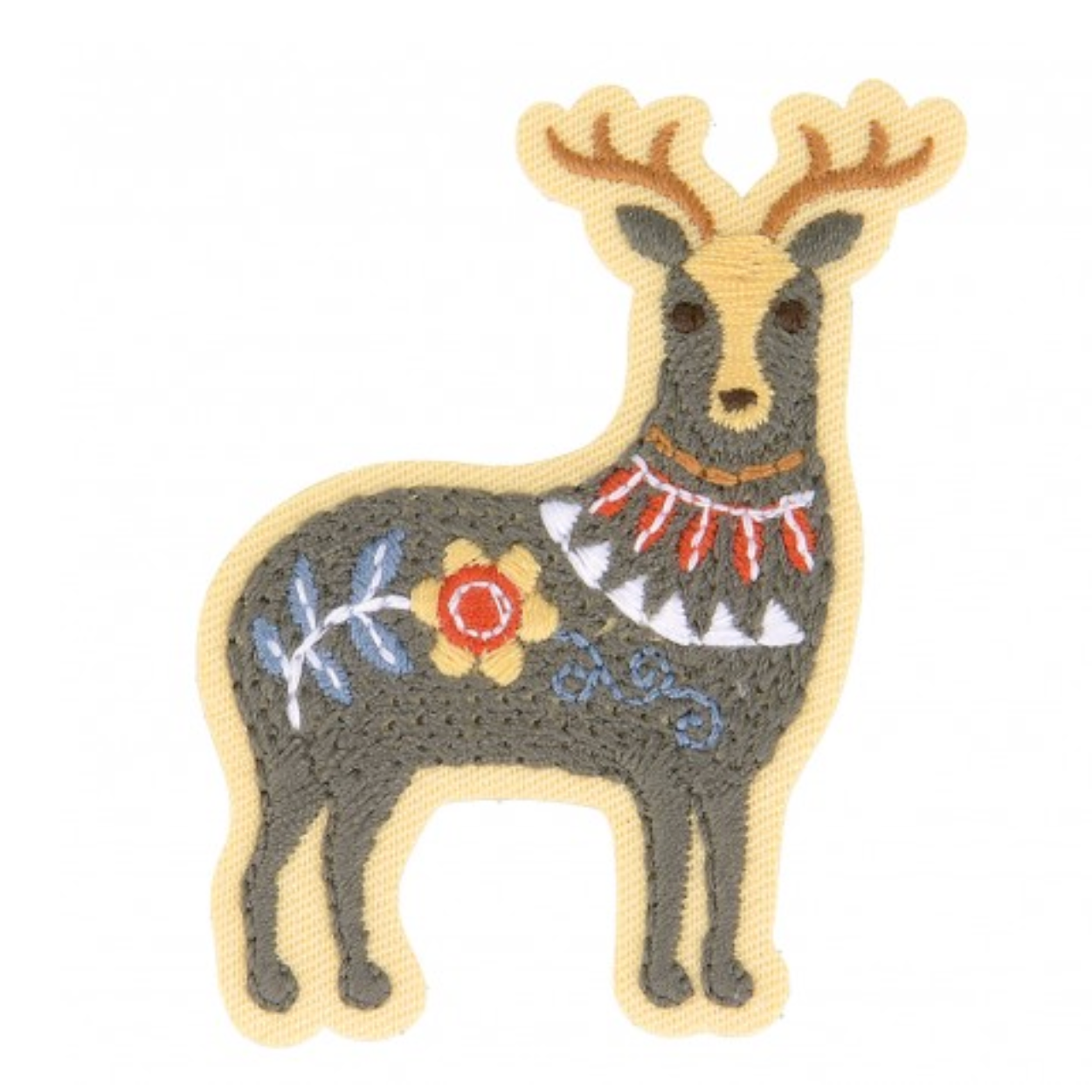 Reindeer Iron On Patch Motif