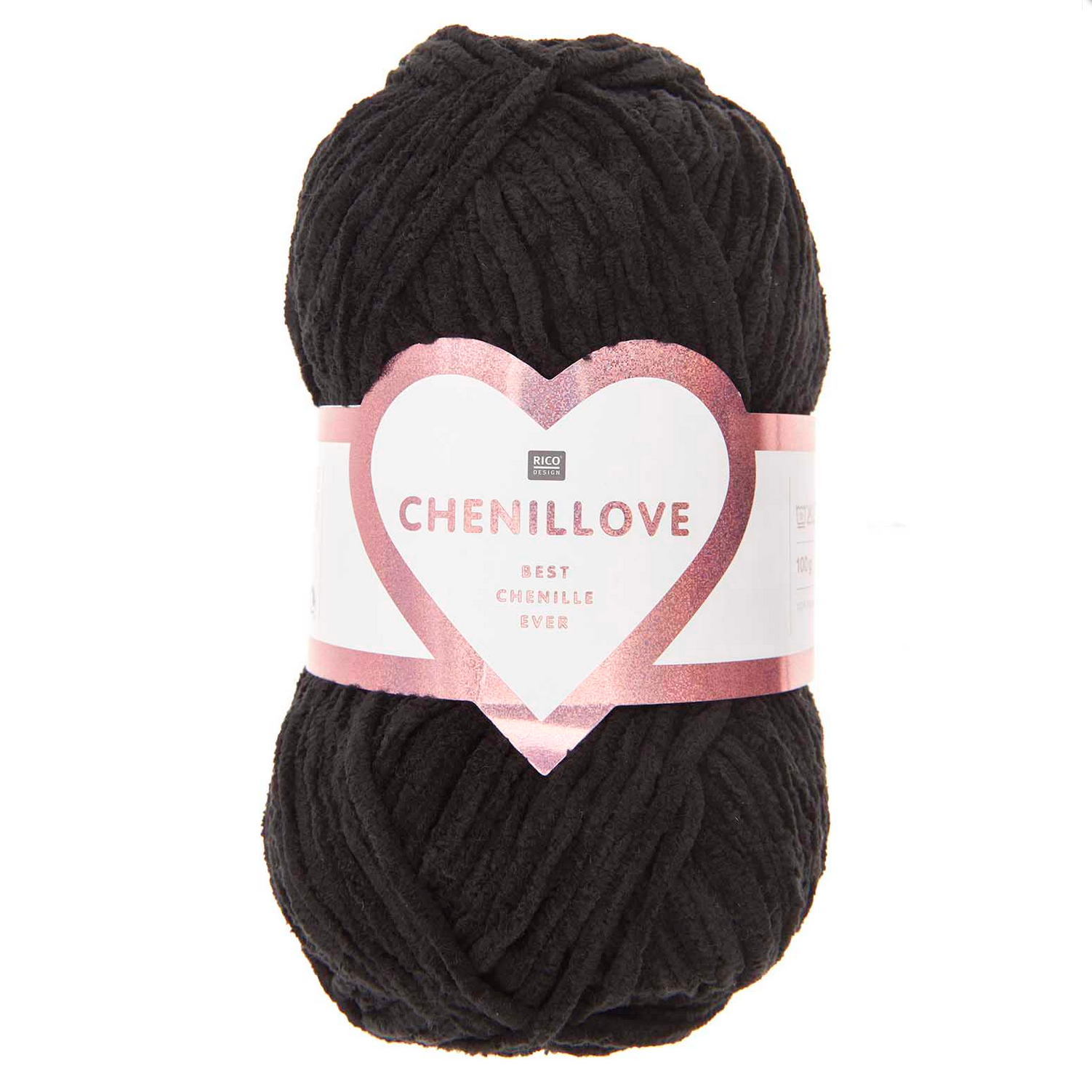 Creative Chenillove by Rico 100g Black 014