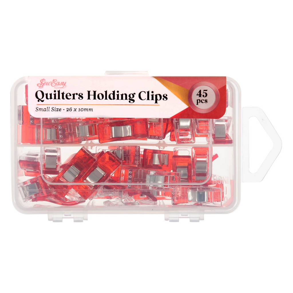Quilt Clips : Small Fabric Wonder Clips for sewing and dressmaking : 45 pieces