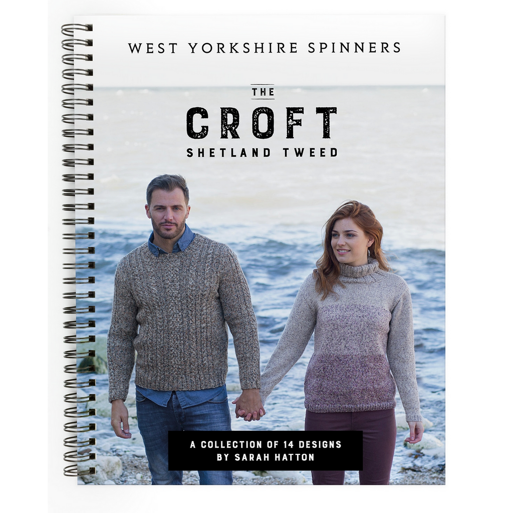 WYS The Croft Shetland Tweed Aran Pattern Book