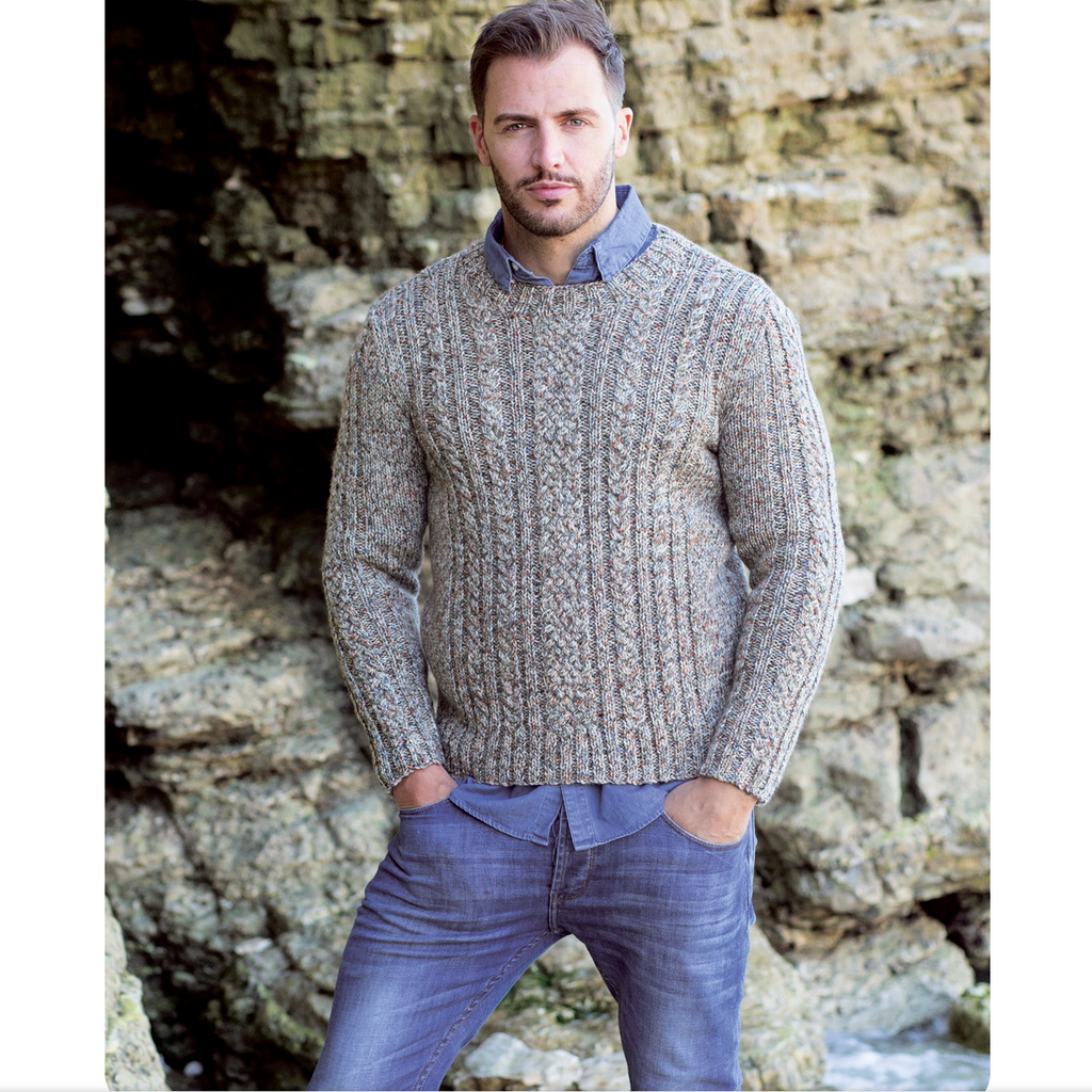 WYS The Croft Shetland Tweed Aran Pattern Book