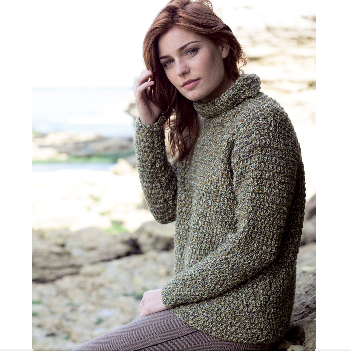 WYS The Croft Shetland Tweed Aran Pattern Book