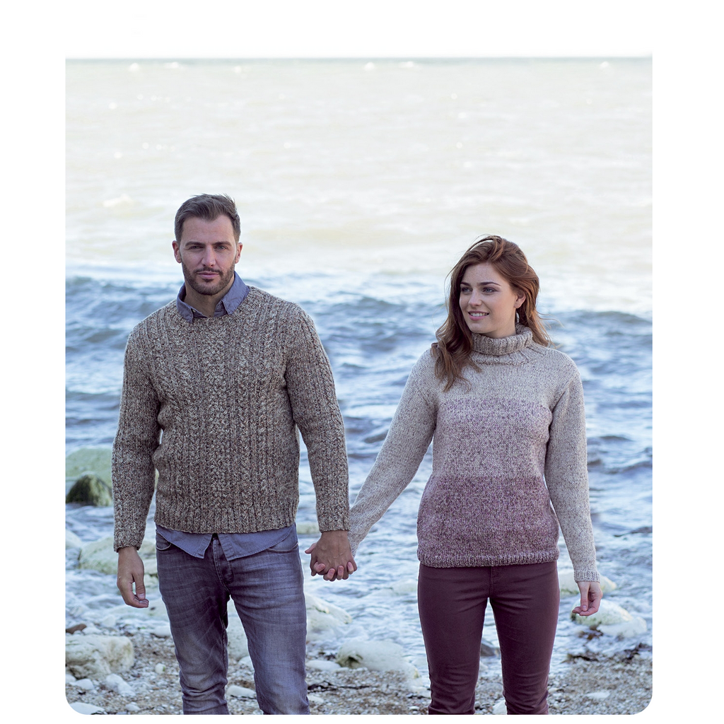 WYS The Croft Shetland Tweed Aran Pattern Book