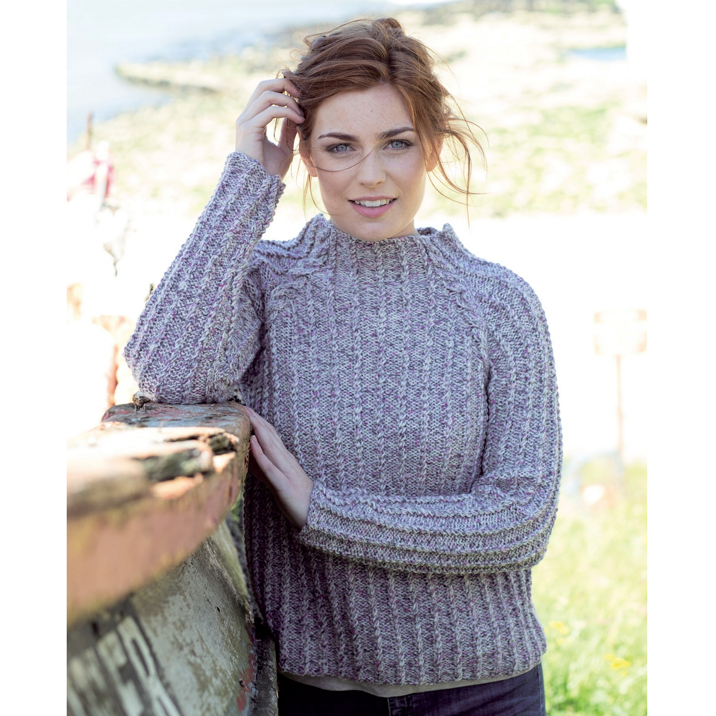 WYS The Croft Shetland Tweed Aran Pattern Book