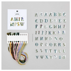 Floral Alphabet Stitch Kit