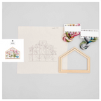 Embroidery Kit Traced : Orchids