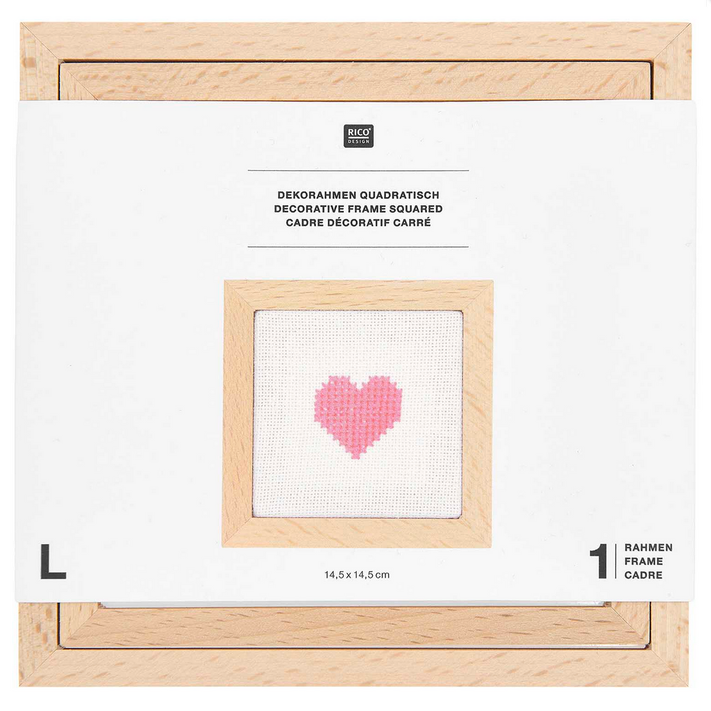 Decorative Embroidery Frame : Square 14.5 x 14.5cm