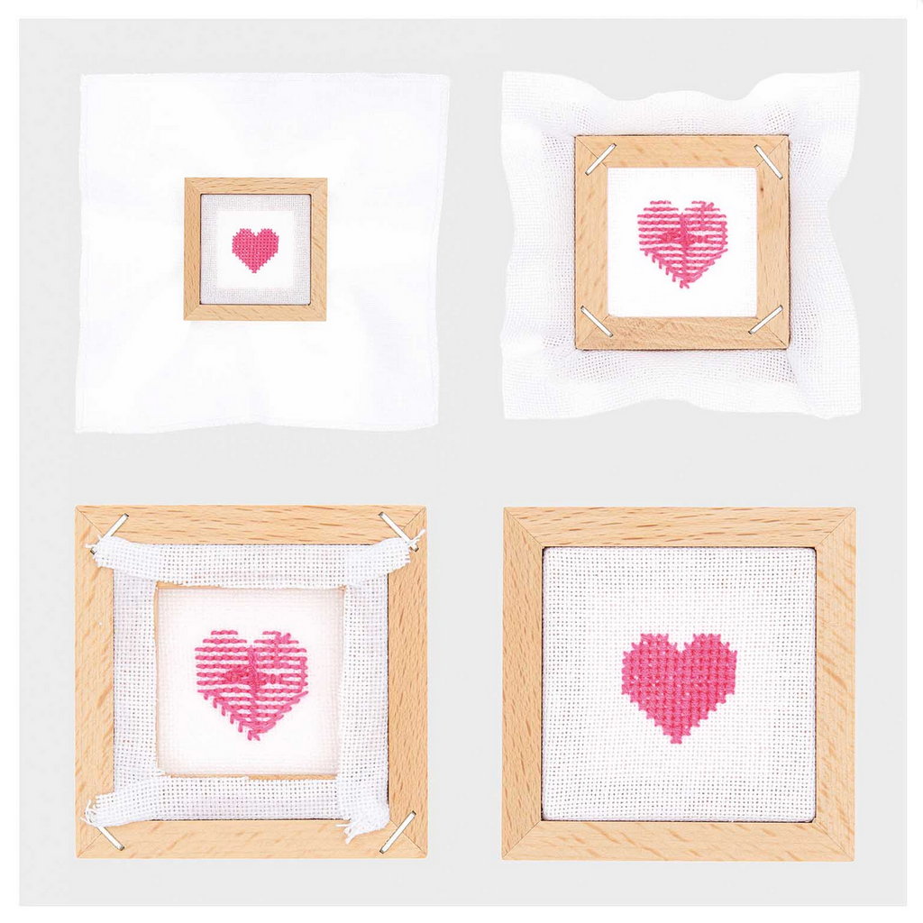 Decorative Embroidery Frame : Square 14.5 x 14.5cm