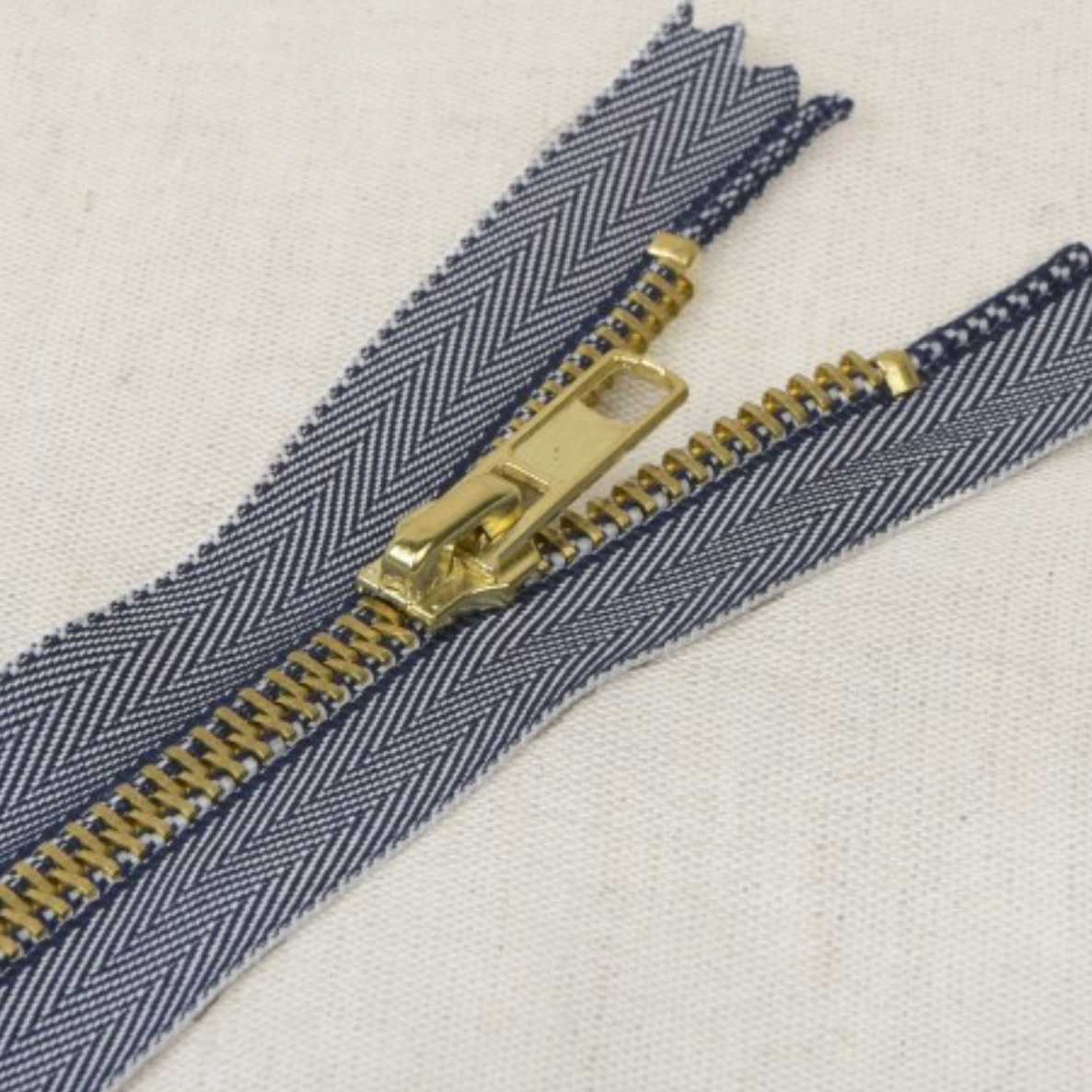 Jeans Zip 12cm : Navy