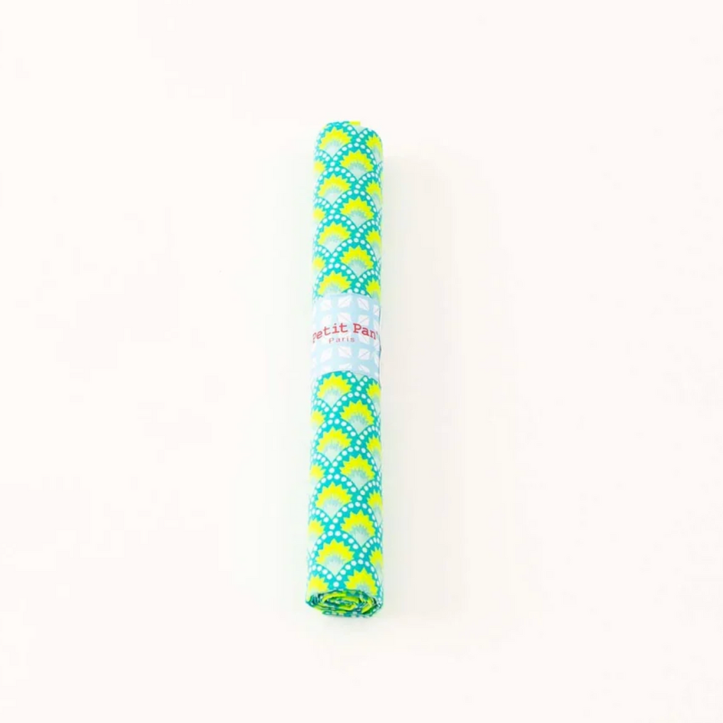 Petit Pan Fat Quarter : Wasabi Bleu Aruba 859