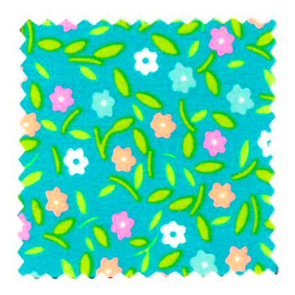 Petit Pan Fat Quarter : Peace & Love Azur 503