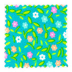 Petit Pan Fat Quarter : Peace & Love Azur 503