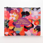 You're Beautiful Don't Change Zipper Pouch