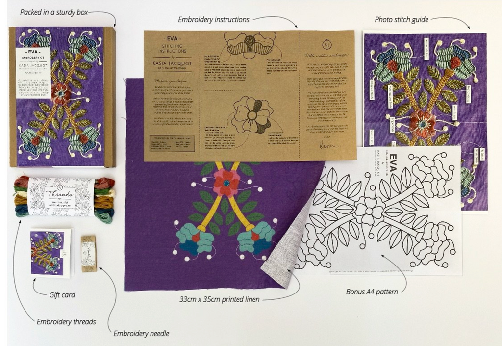 Kasia Jacquot Embroidery Kit : Eva