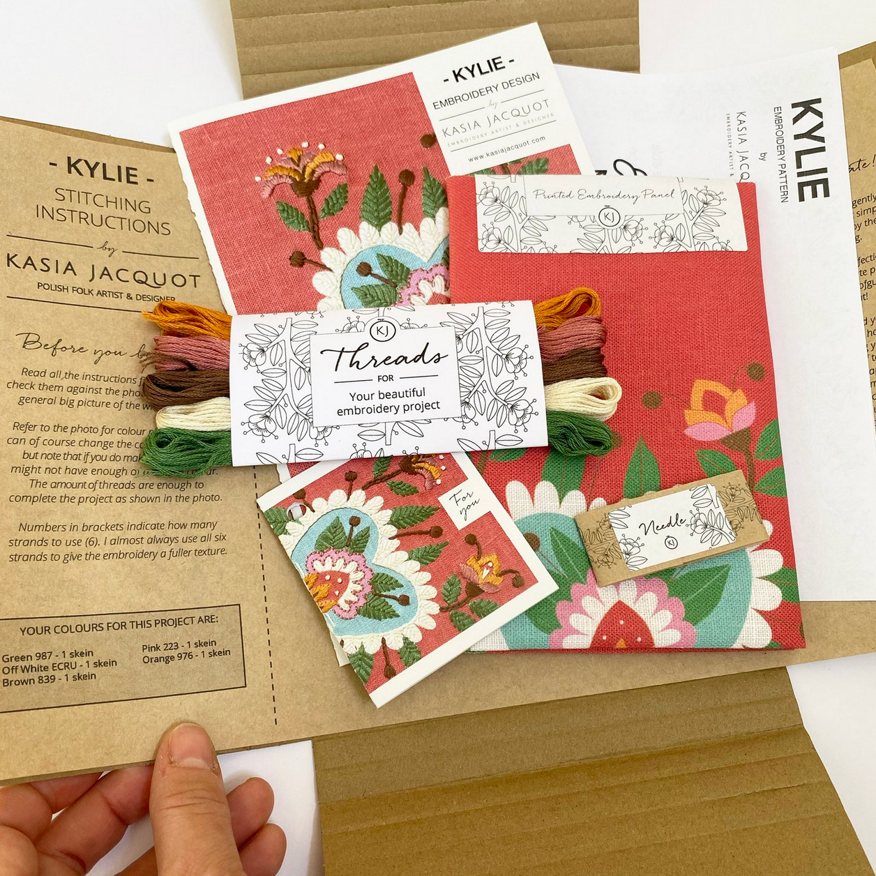 Kasia Jacquot Embroidery Kit : Kylie