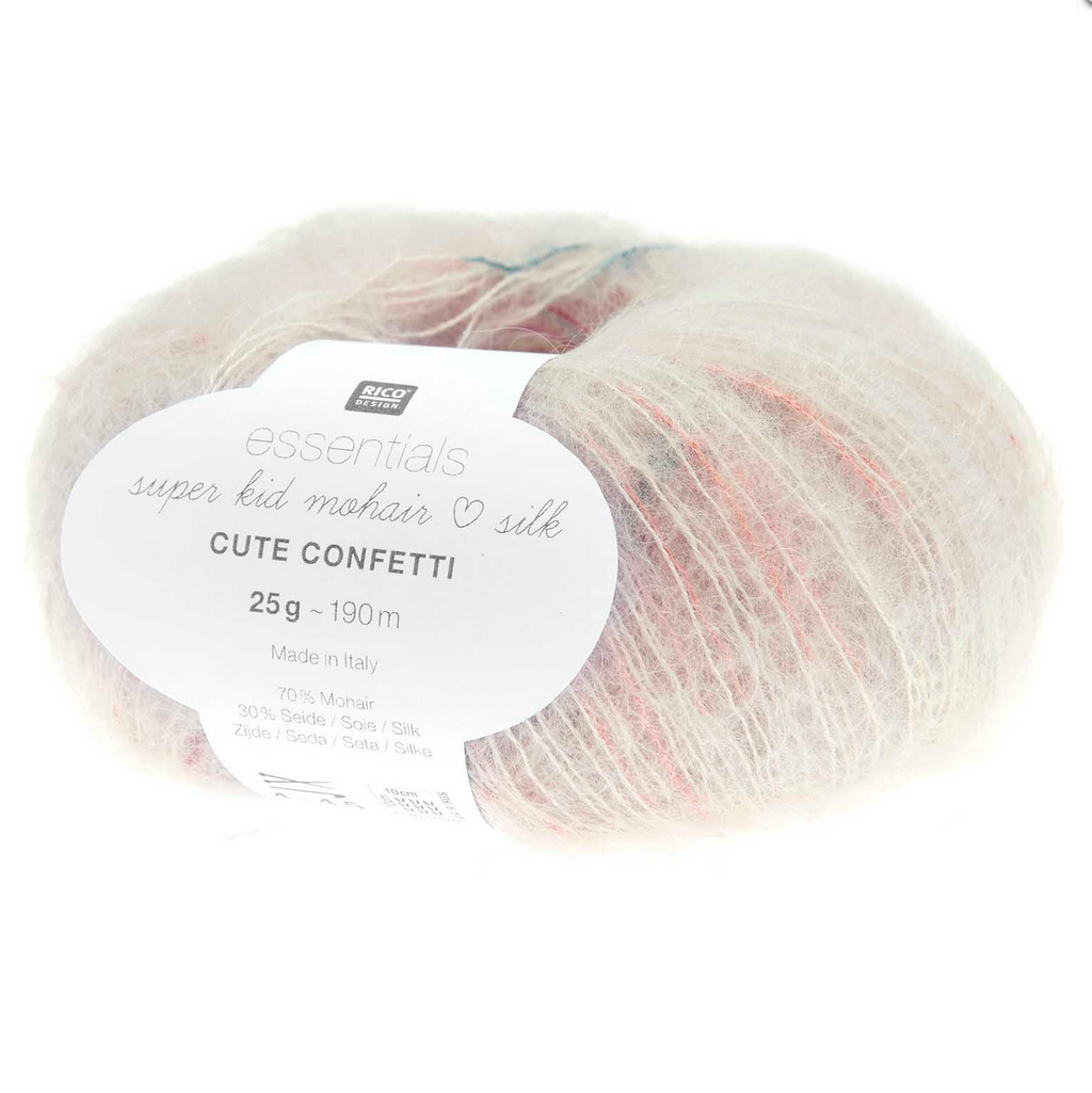 Rico Super Kid Mohair Loves Silk : Cute Confetti 006