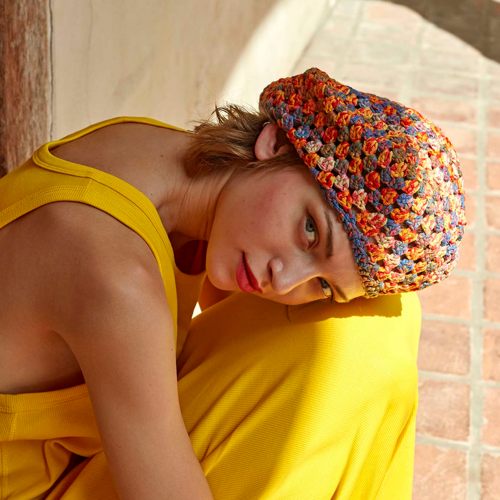 Flow with it : Beret Hat Crochet Pattern using ARTSY Yarn by Wool Addicts