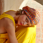 Flow with it : Beret Hat Crochet Pattern using ARTSY Yarn by Wool Addicts