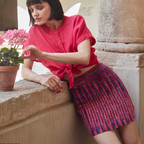 Let's Celebrate : Skirt Knitting & Crochet Pattern using ARTSY Yarn by Wool Addicts