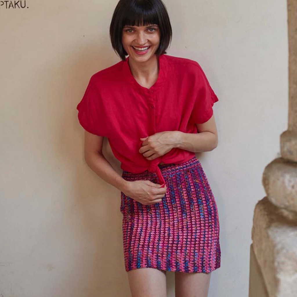 Let's Celebrate : Skirt Knitting & Crochet Pattern using ARTSY Yarn by Wool Addicts