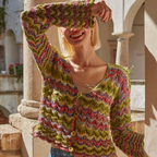 Make it Funky : Cardigan Knitting Pattern using ARTSY Yarn by Wool Addicts
