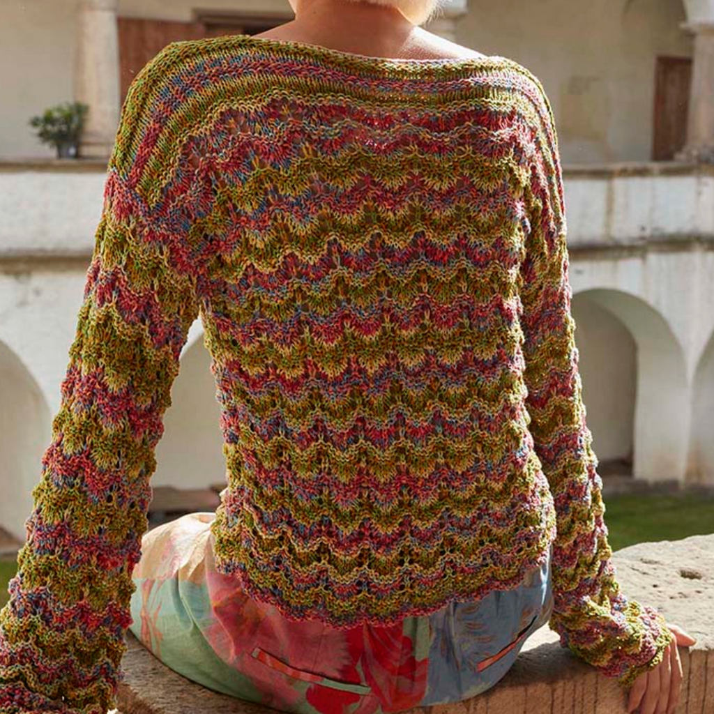 Make it Funky : Cardigan Knitting Pattern using ARTSY Yarn by Wool Addicts