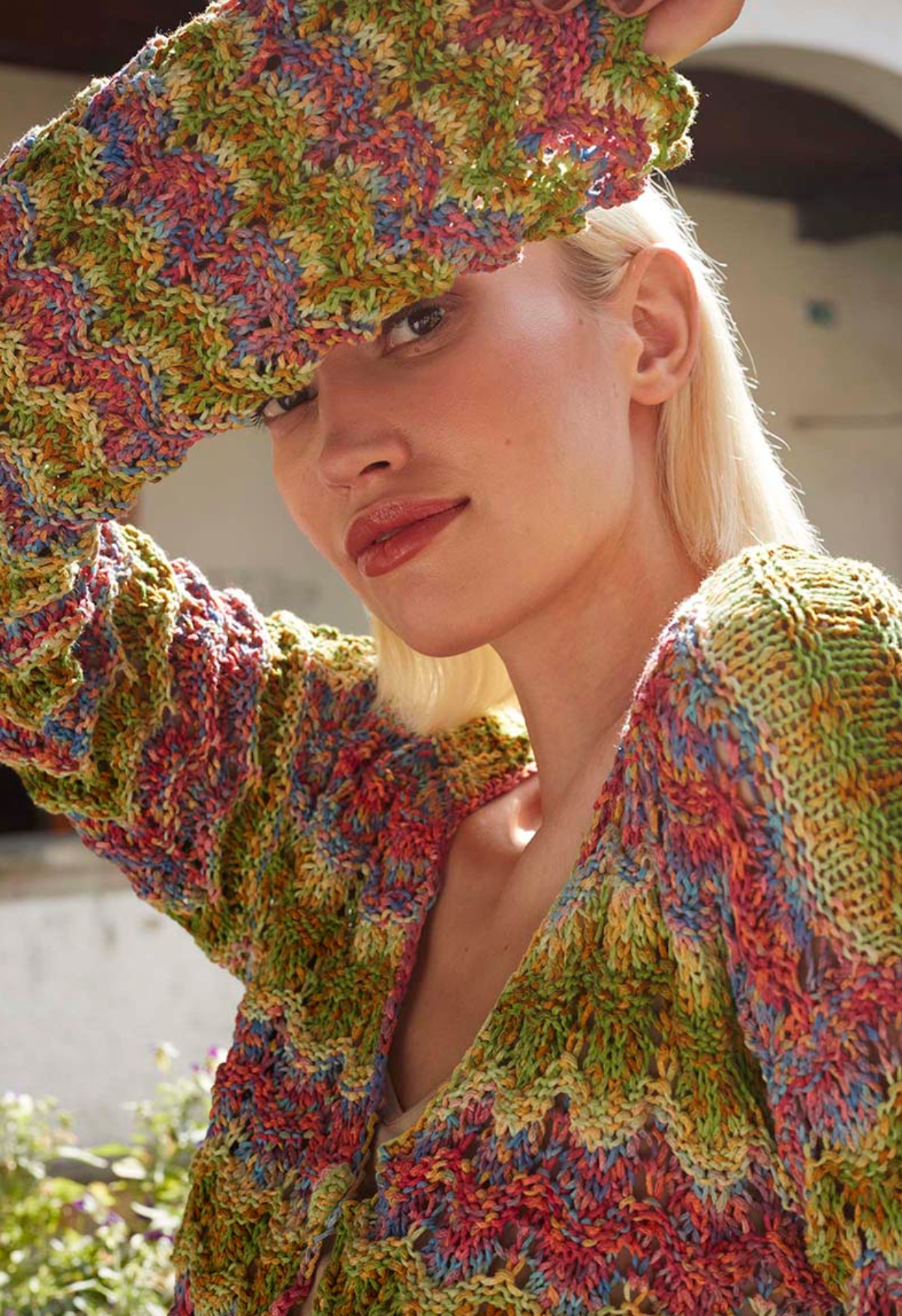 Make it Funky : Cardigan Knitting Pattern using ARTSY Yarn by Wool Addicts