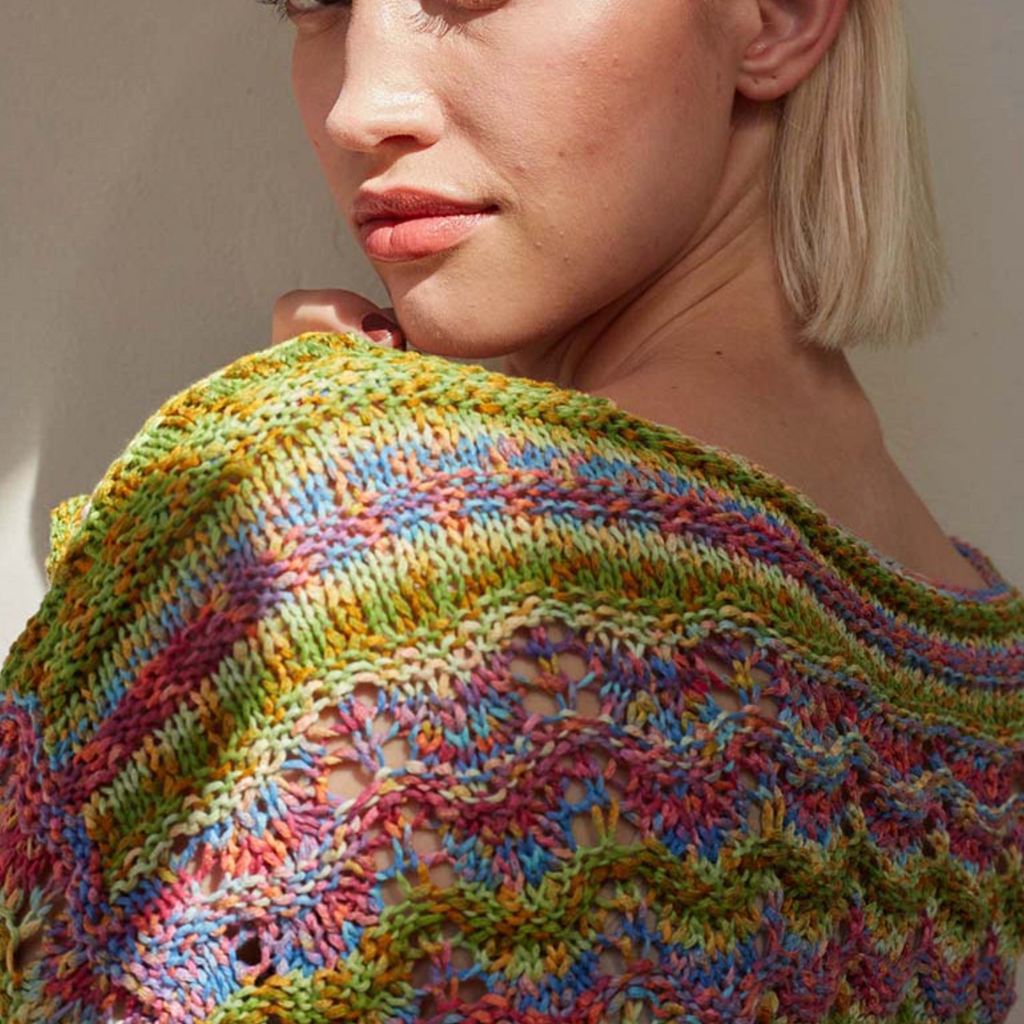 Make it Funky : Cardigan Knitting Pattern using ARTSY Yarn by Wool Addicts