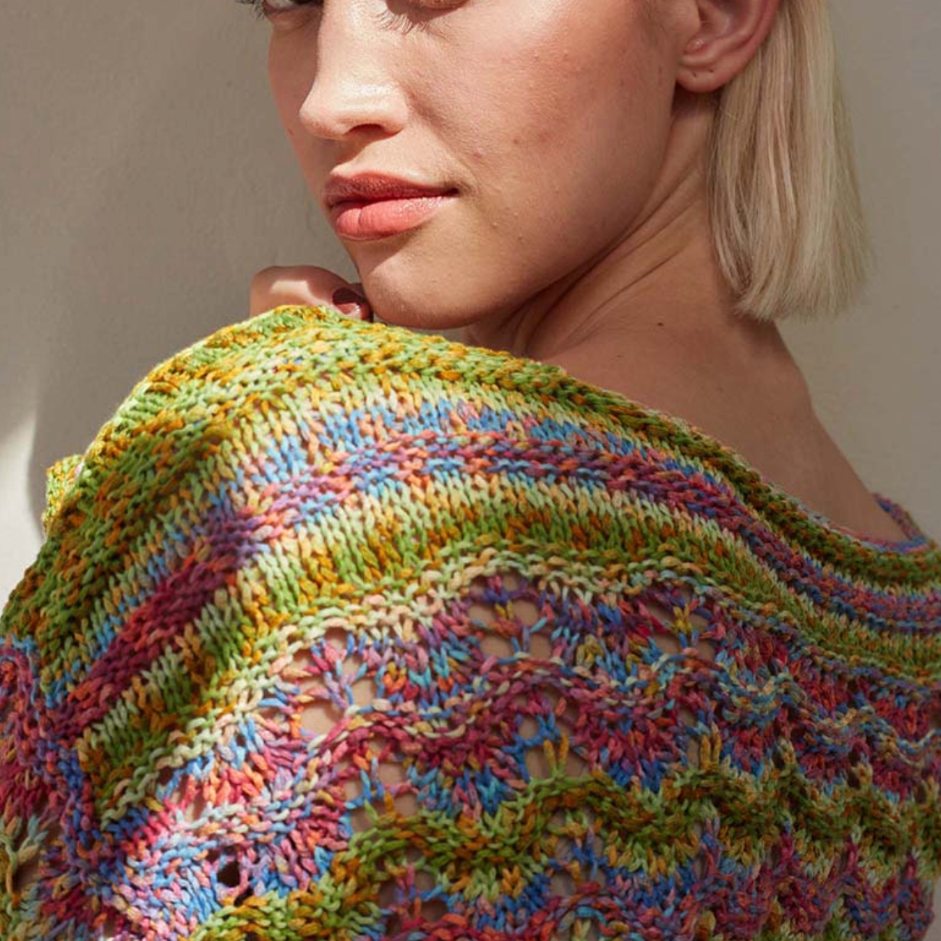 Make it Funky : Cardigan Knitting Pattern using ARTSY Yarn by Wool Addicts