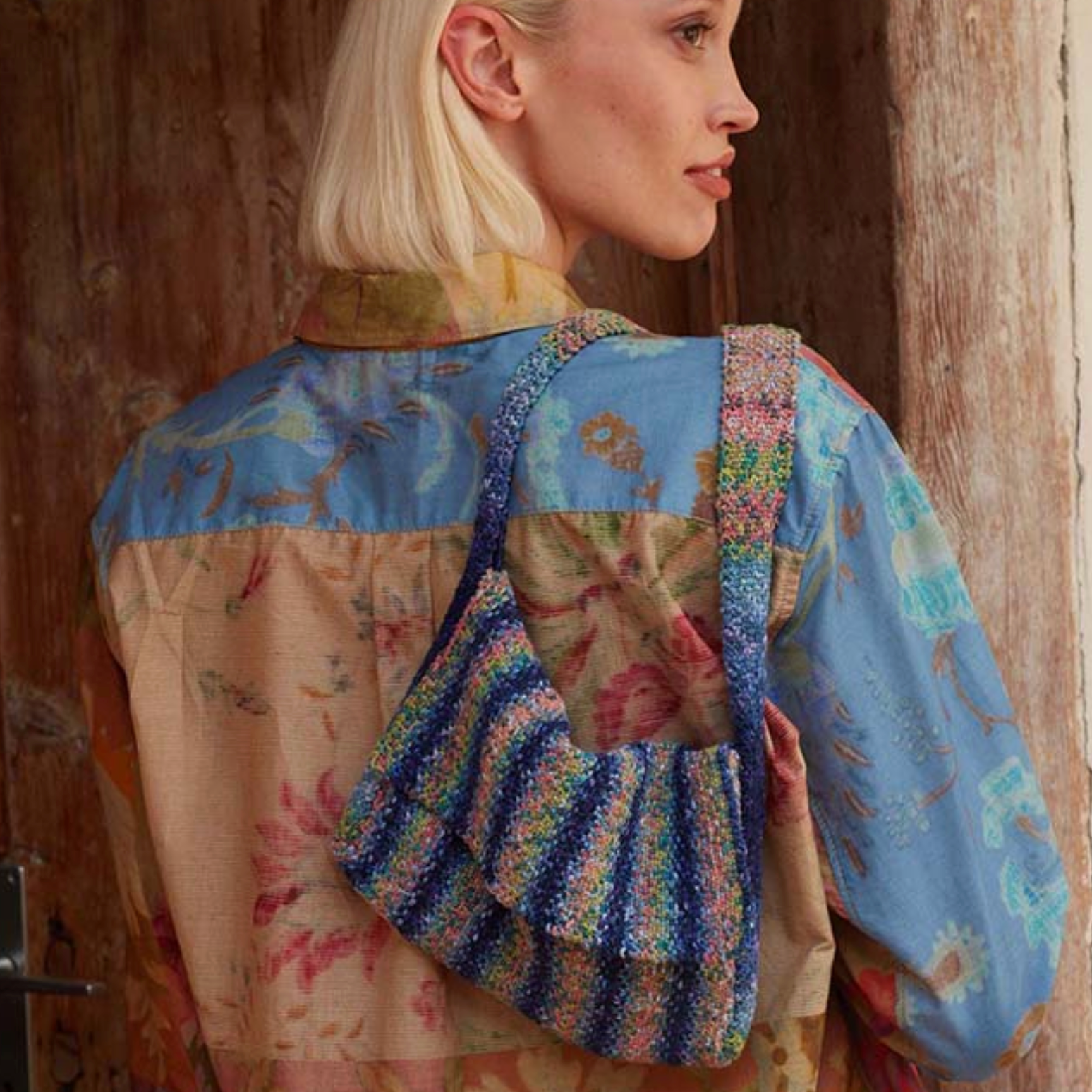 Confetti Sprinkles : Bag Knitting Pattern using ARTSY Yarn by Wool Addicts