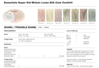 Super Kid Mohair Loves Silk Cute Confetti Pattern : 1350 Shawls