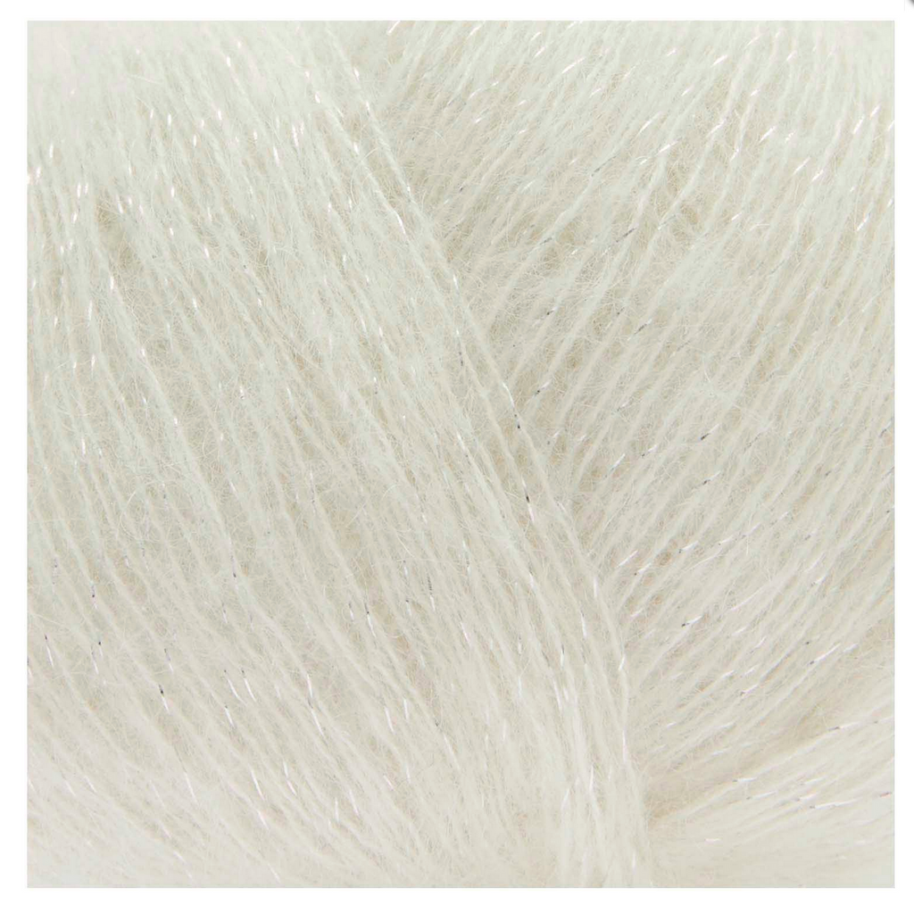 Rico Super Kid Mohair Loves Silk : Glamorous Glitter 001 Cream