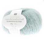 Rico Super Kid Mohair Loves Silk : Glamorous Glitter 005 Aqua