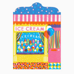 Ice Cream Shop Greetings Card