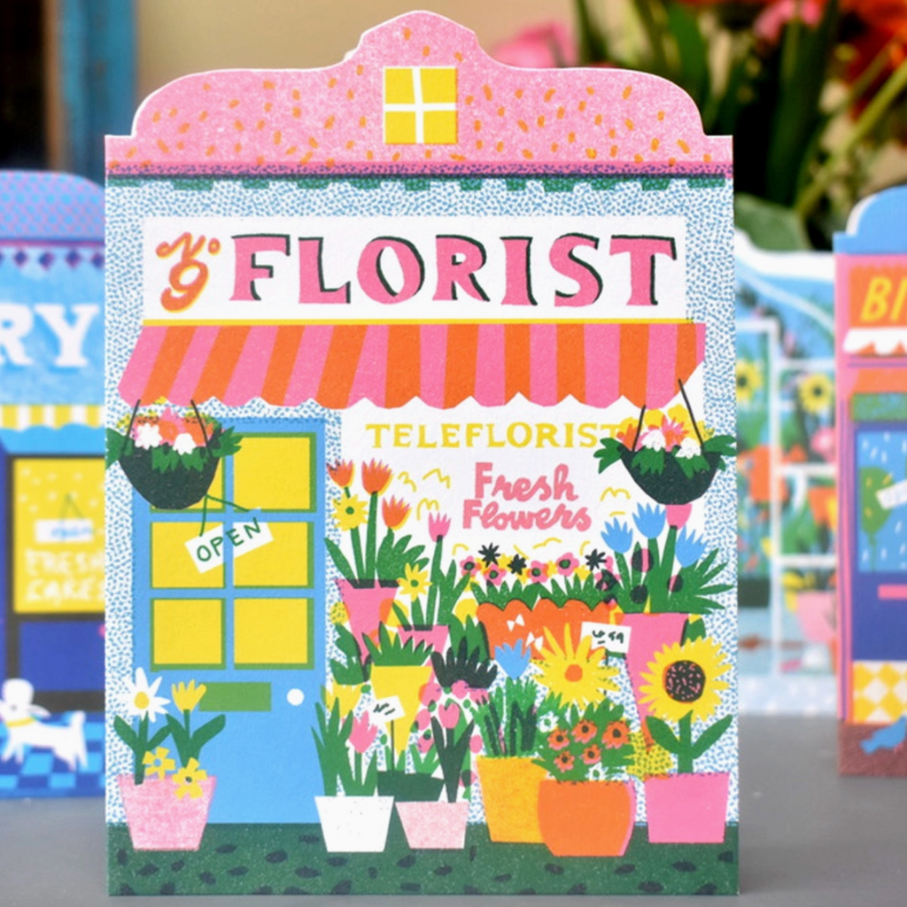 Florist Shop Greetings Card