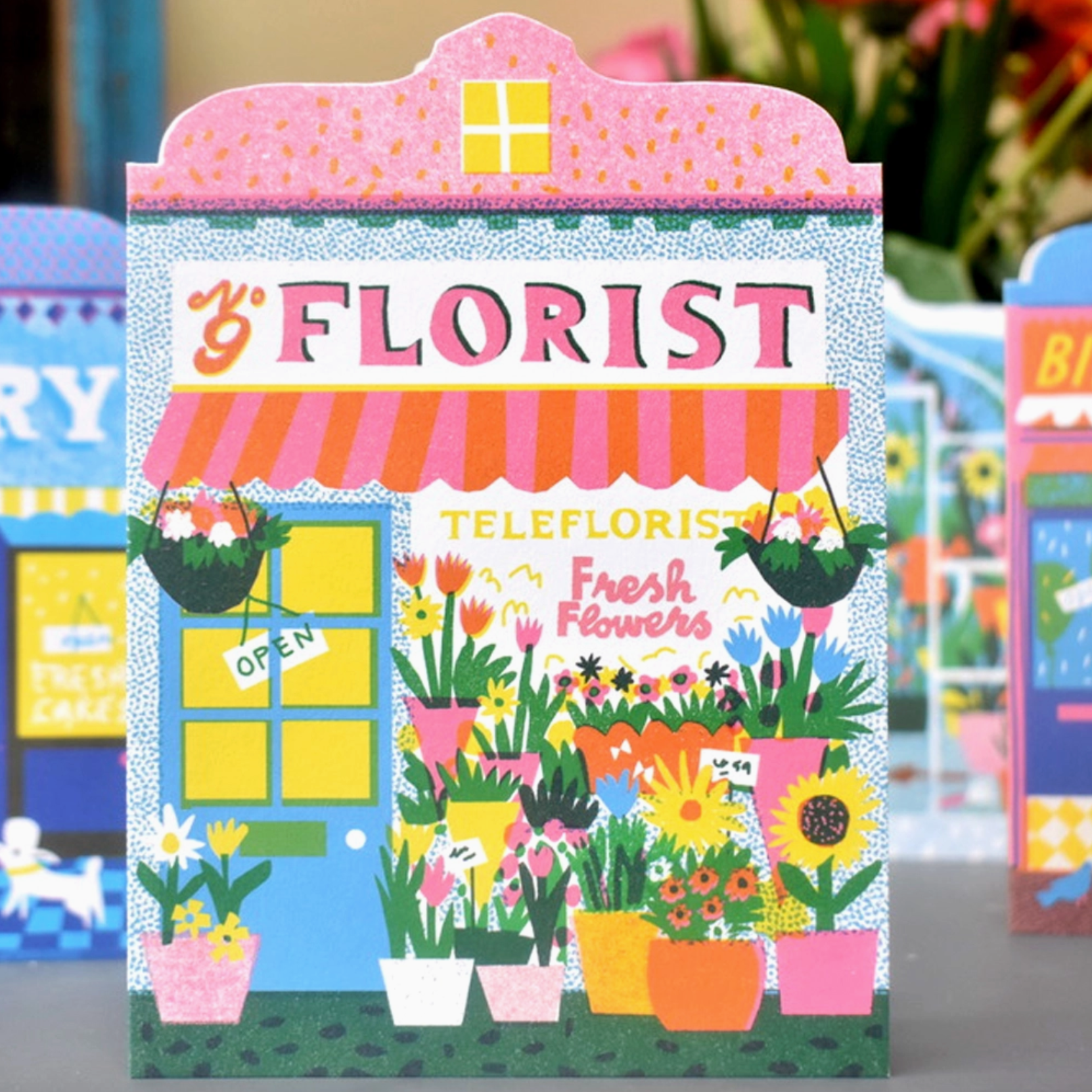 Florist Shop Greetings Card