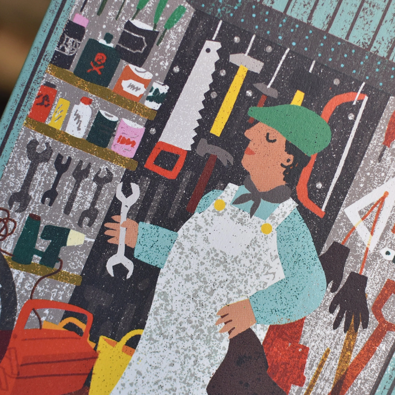 Tool Shed Greetings Card