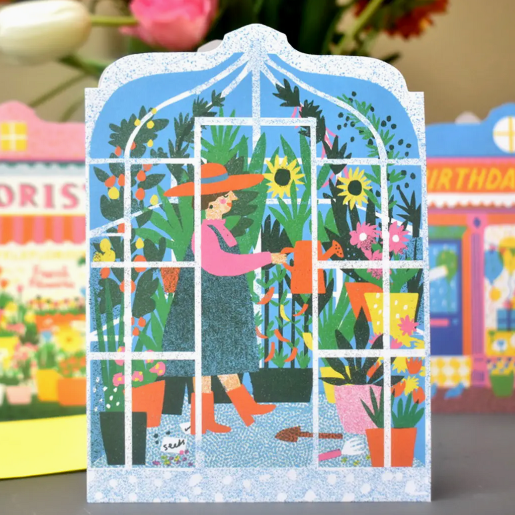 Greenhouse Greetings Card