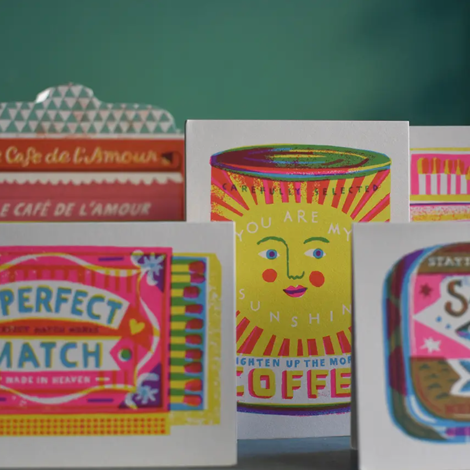 Brighten up the morning Coffee Greetings Card