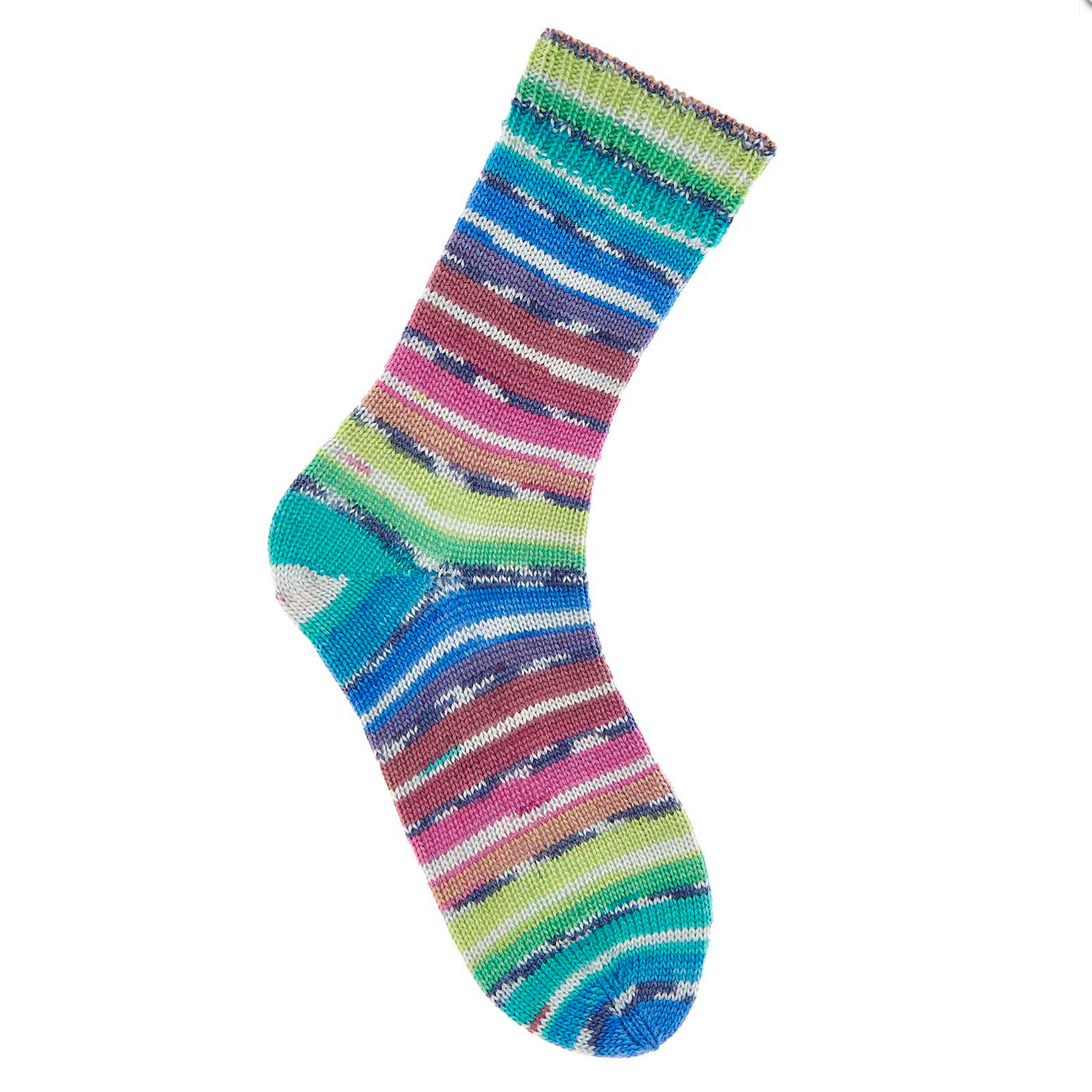 Superba Bamboo Sock Yarn : Rainbow Summer 059 (D)