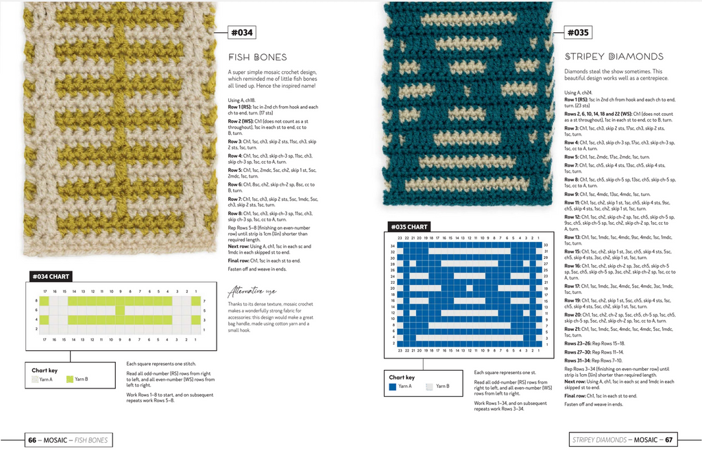 Mix and Match Modern Crochet Blankets