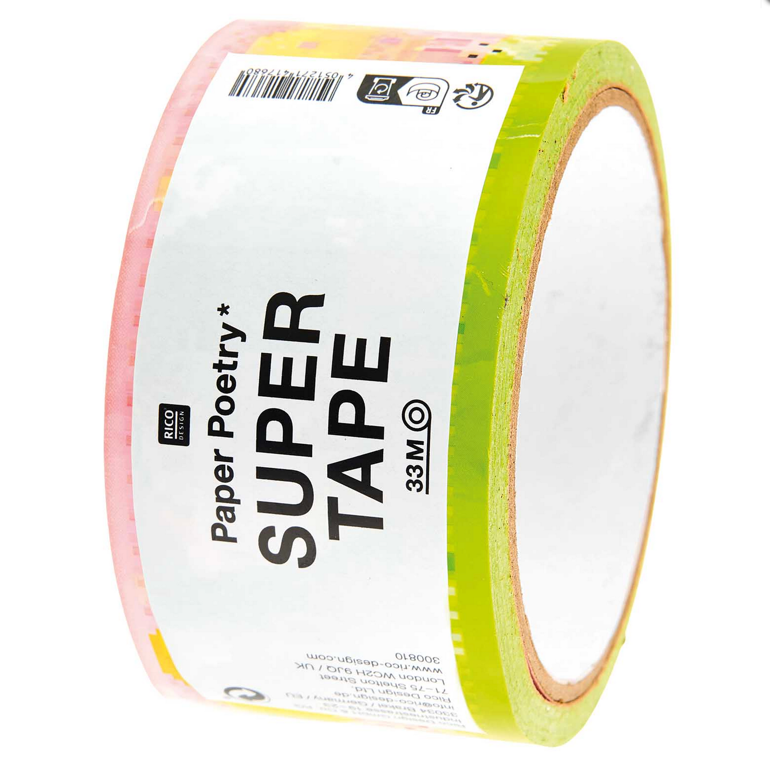 Adhesive Parcel Tape : Pixel Landscape