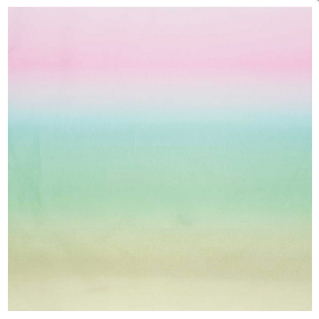 Ombre Tissue Gift Wrap : Turquoise Pink