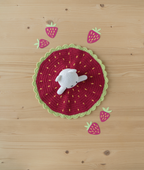 Lovey Crochet Kit : Strawberry Cat