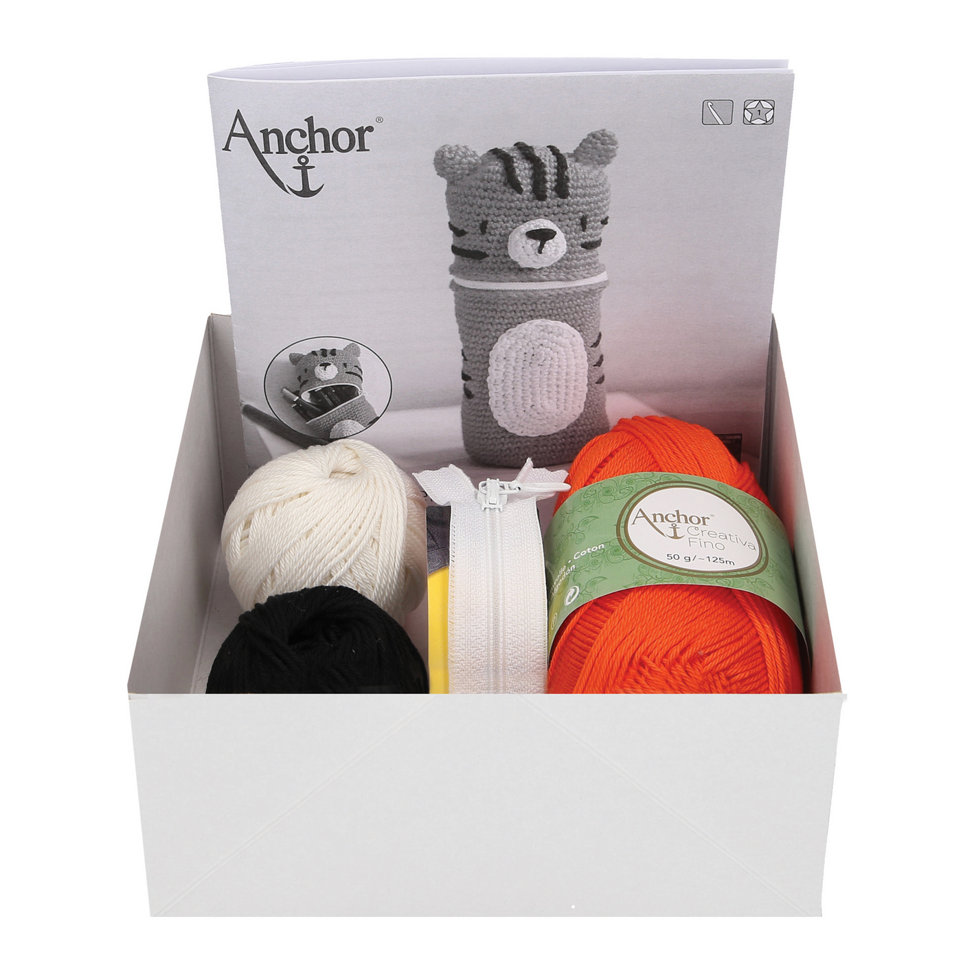 Crochet Kit Pencil Case : Tiger