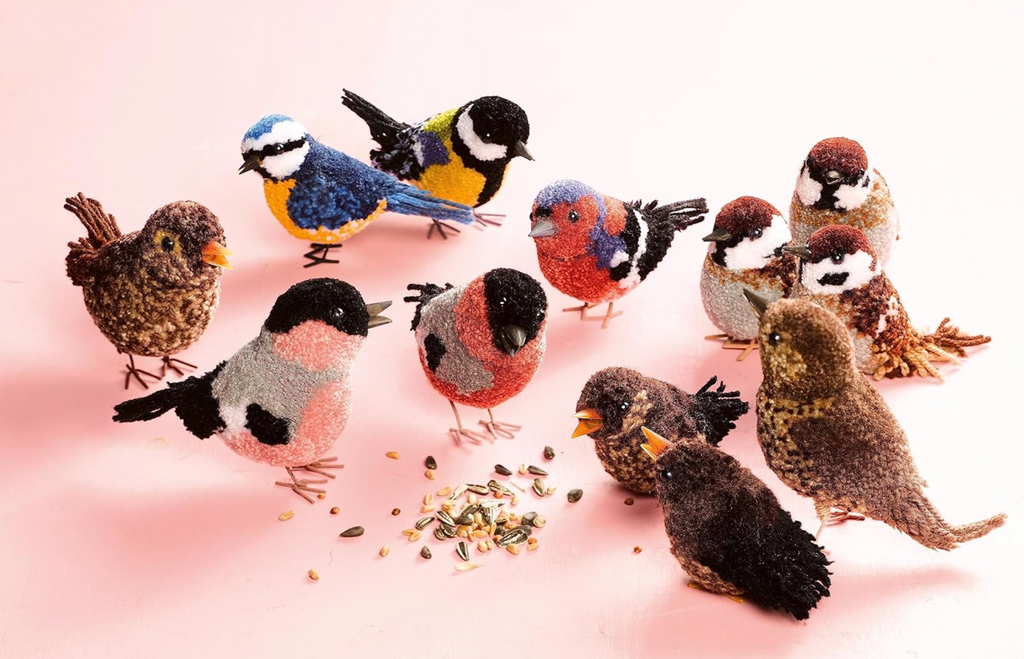 Pom-Pom Birds : Craft an artisan yarn flock by Susanne Pypke