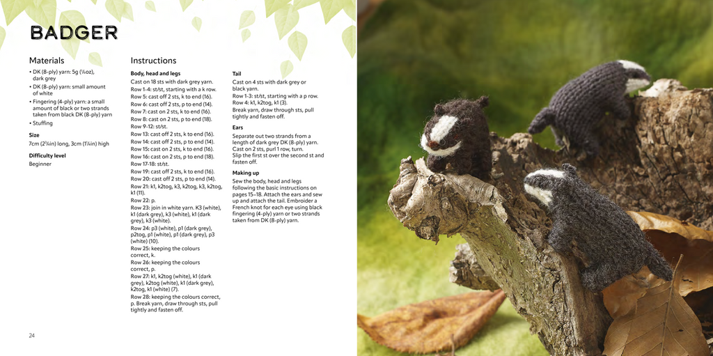 Knit a Mini Woodland by Sachiyo Ishii