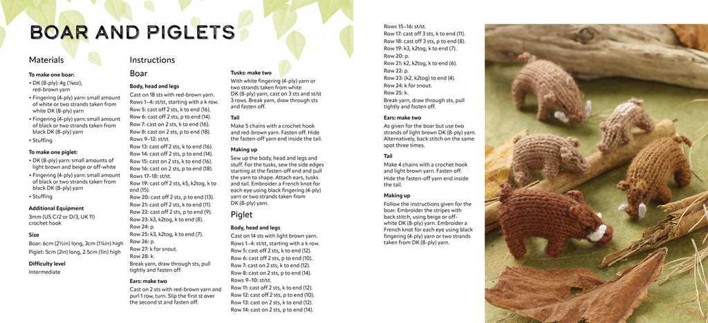 Knit a Mini Woodland by Sachiyo Ishii