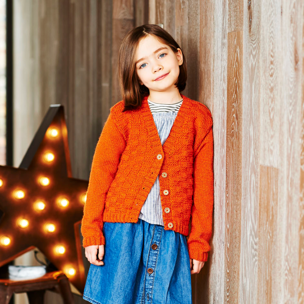 Kids Cardigan Pattern 9552 Age 2-11 years